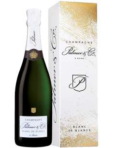 Champagne - Champagne Brut Blanc de Blancs (750 ml. astuccio) - Palmer & Co. - Palmer & Co. - 1