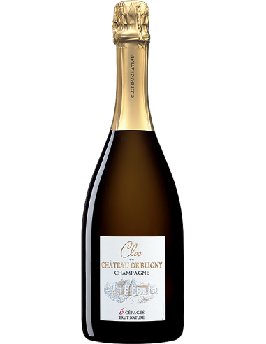 Champagne - Champagne Clos du Chateau 6 Cepages Zero Dosage (750 ml.) Chateau de Bligny - Chateau de Bligny - 1