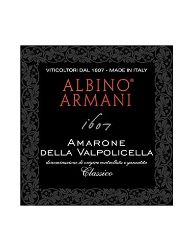 Amarone della Valpolicella Classico DOCG 2017 750 ml Albino Armani