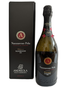 Prosecco Valdobbiadene DOCG Nazareno Pola Etichetta del Fondatore Dirupo Extra Dry  2022 (750 ml. gift box) Andreola Andreola - 