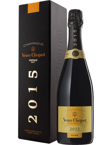 Champagne - Champagne Grand Cru Brut Vintage 2015 (750 ml. astucciato) Veuve Clicquot - Veuve Clicquot - 1