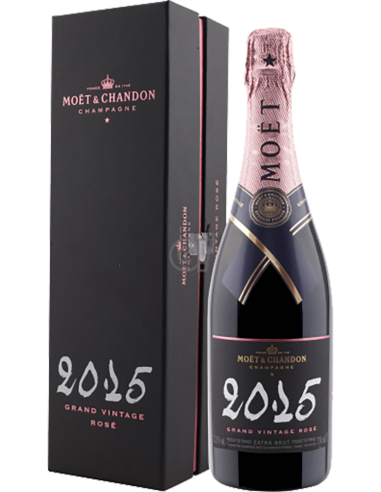 Champagne - Champagne 'Grand Vintage Rose' 2015 (750 ml. deluxe gift box) - Moet & Chandon - Moët & Chandon - 1