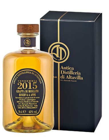 Grappa - Grappa di Moscato Reserve 2015 (700 ml. boxed) - Antica Distilleria di Altavilla - Antica Distilleria di Altavilla - 1