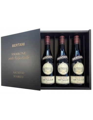 Amarone della Valpolicella 'Archivio Storico' 2007-2008-2009  (3x750 ml. cassetta di legno Deluxe) - Bertani Bertani - 1