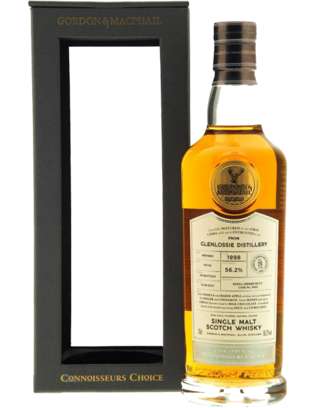 Single Malt Scotch Whisky 'Glenlossie' 1998 Connoisseurs Choice 20 Years  (700 ml. astuccio) - Gordon & Macphail