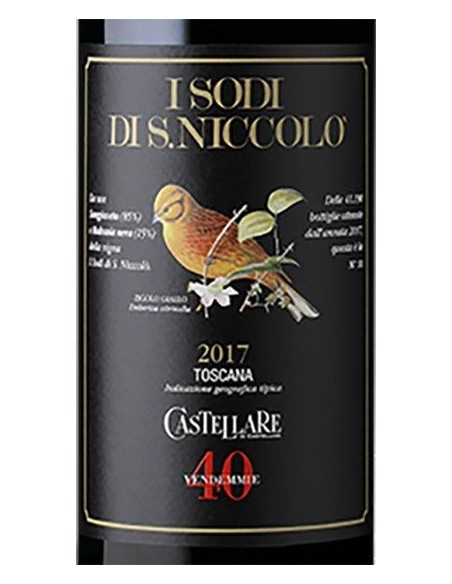 Toscana Rosso IGT 'I Sodi di S. Niccolo' 2017 Lim. Ed. (750 ml